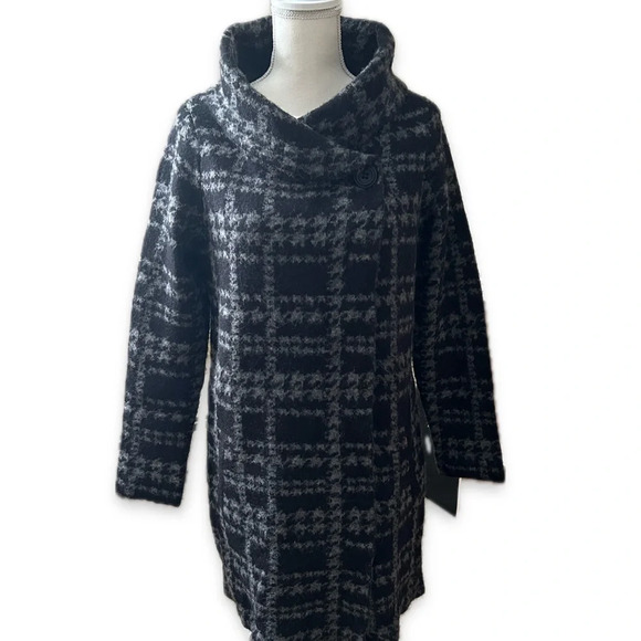 Ellen Tracey Long Cardigan Sweater Coat - Picture 1 of 13